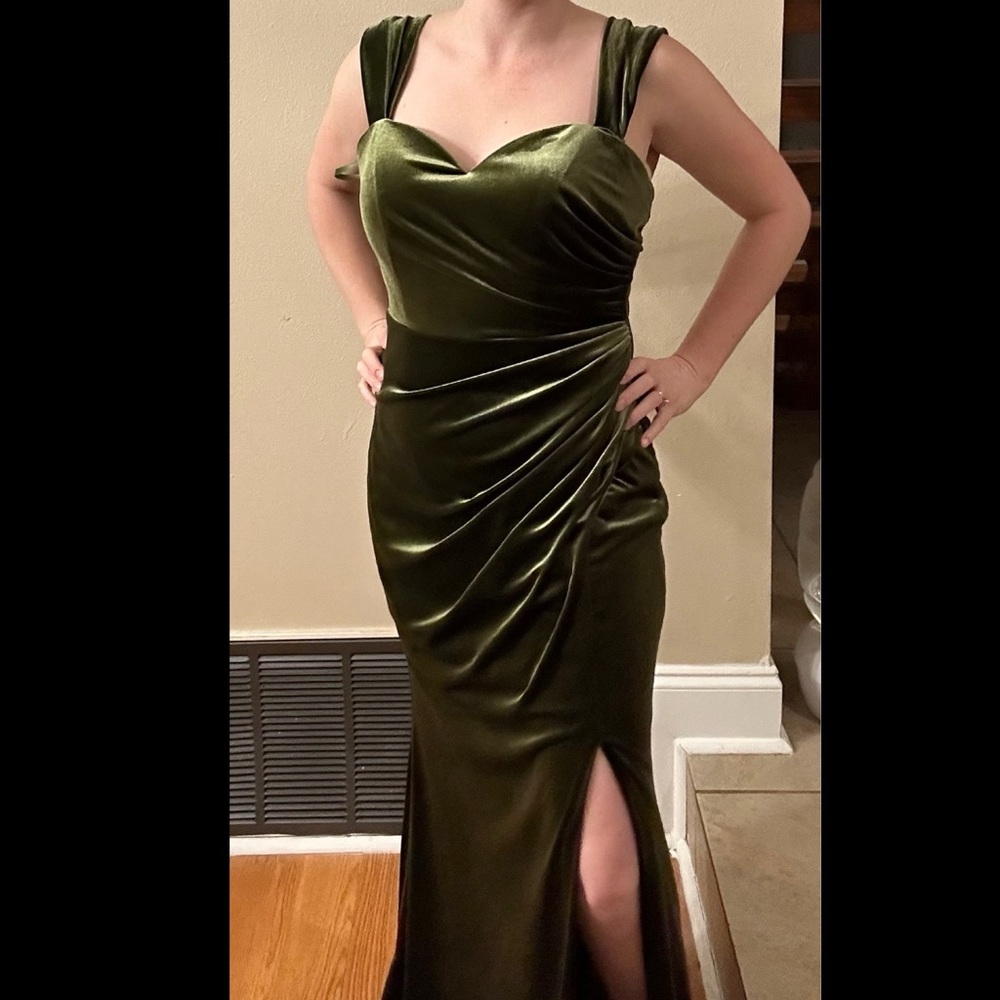 Revelry Ariel convertible velvet dress